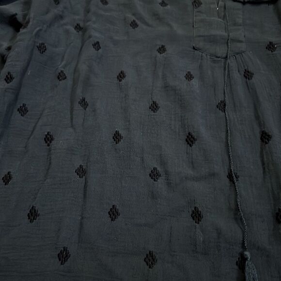 Madewell small blue blouse - Picture 5 of 9